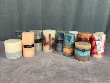 Beachcomber, Bee and Willow Pillar Candles and More