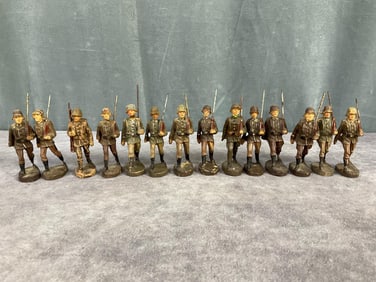 Elastolin American & British Soldiers