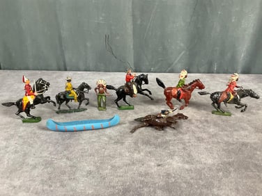 Lead Toy Cowboy & Indians