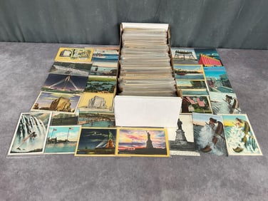 Lot of Approximately 700 Postcards