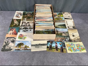 Lot of Approximately 700 Postcards