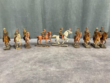 1930's Elastolin Soldiers on Horseback