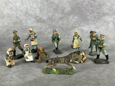 Elastolin Medic Soldiers & Nurses