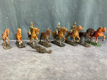 Elastolin Soldiers And Horses