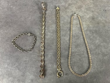 Sterling Necklaces & Bracelets