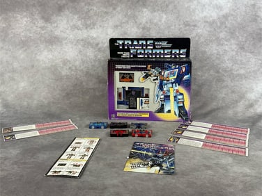 Transformers Soundwave Decepticon Communicator &  Condor Cassettes
