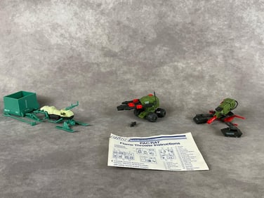 G.I. Joe Chameleon Swamp Skier, Pac Rat Flame Thrower & Pac Rat Machine Gun