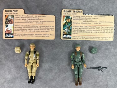 1982 Infantry Trooper & 1982-83 Falcon Pilot
