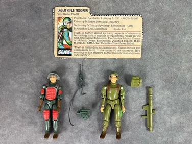 1982 Laser Rifle Trooper & 1982 Zap