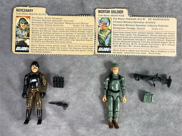 1983 Mercenary & 1982 Mortar Soldier