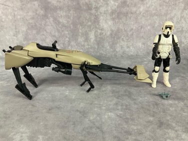 1983 Speeder Bike & Scout Trooper
