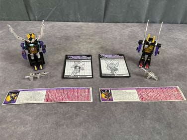 1984 Sharpnel & Kickback Transformers