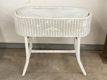 1920's Wicker Plant Stand