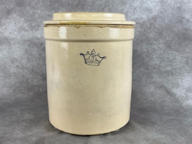 Robinson Ransbottom Blue Crown Crock