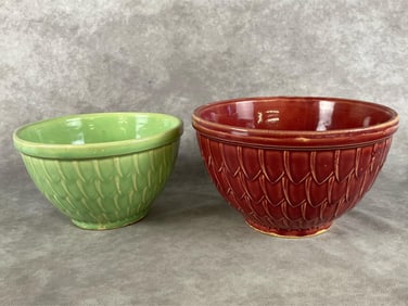 McCoy Fish Scale Print Bowls