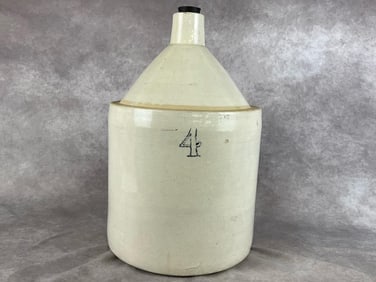 Four Gallon  Stoneware Jug