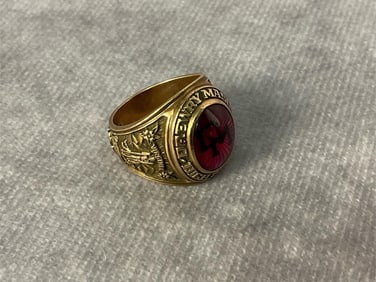 1962 10k Mens Class Ring