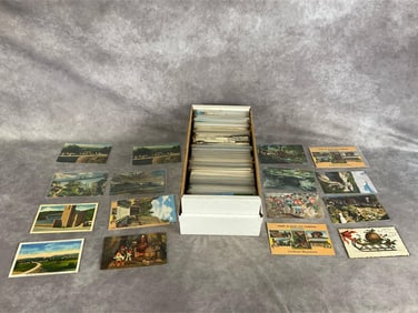 Lot of Approximately 700 Postcards
