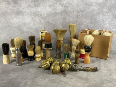 Early Barbershop Shaving Brushes