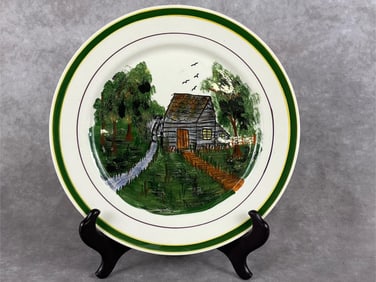 Blue Ridge Porcelain Plate
