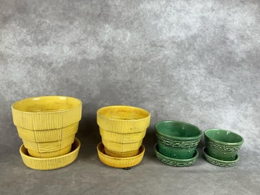 Mid-Century Mixed McCoy Planters