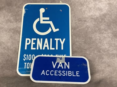 Handicap Parking Signs