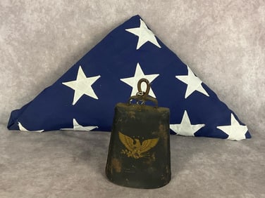 Americana Cowbell and Flag