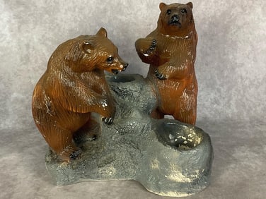Chalkware Bear Bank
