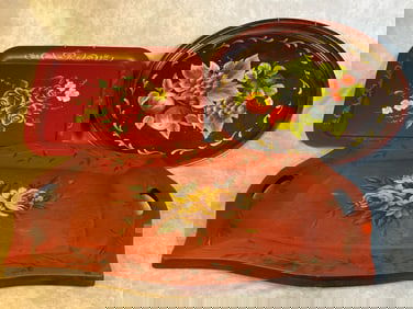 Tole Inspired Decorative Trays
