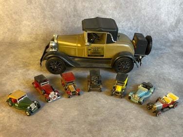 1980's Jim Beam Decanter & Cars