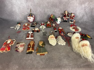 Santa Ornaments