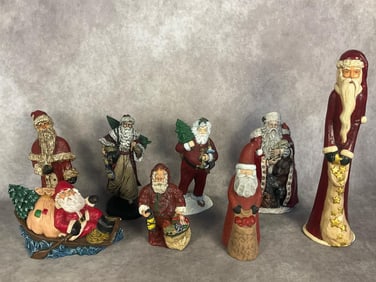 Ceramic Santas