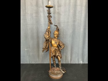 Conquistador Metal Lamp