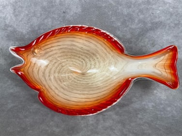 Fratelli Toso Murano Glass Fish Aventurine