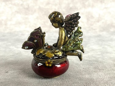 Jay Strongwater Fairy Trinket Box