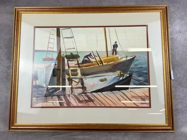 Original Watercolor by Allen Ingles Palmer