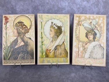 Signed Basch Arpad Postcards