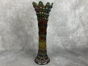 Fenton Swung Glass Vase