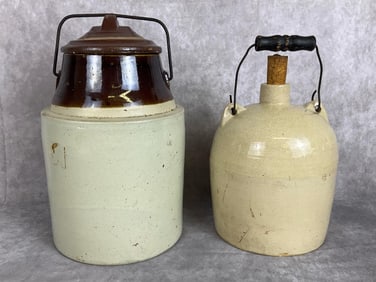 Stoneware Canning Crock & Jug
