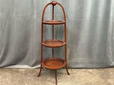 Mahogany Pie Stand