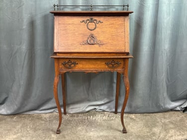 Quarter Sawn Oak Secretary