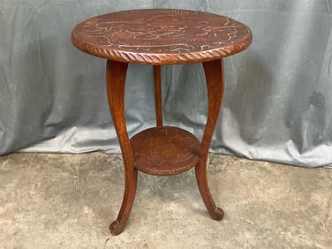 Japanese Carved Table