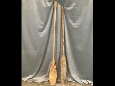 Antique Boat Oars