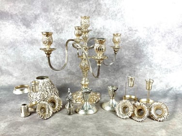 Derby Silver Co. Candelabra & Accessories