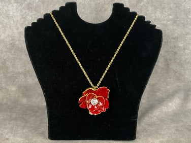Kenneth Jay Lane Poppy Necklace