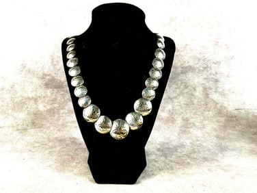 Navajo Indian Sterling Necklace