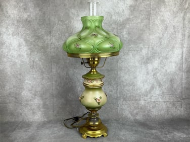 Signed Hurricane Lamp
