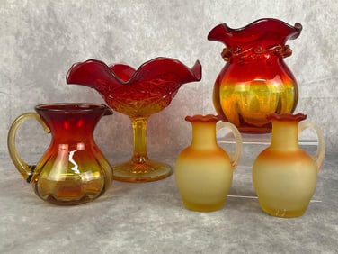 Amberina Glassware