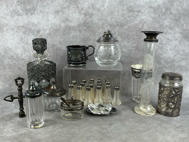 Sterling & Glass Containers