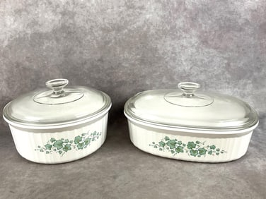 Corning Ware Callaway Ivy Casserole Dishes